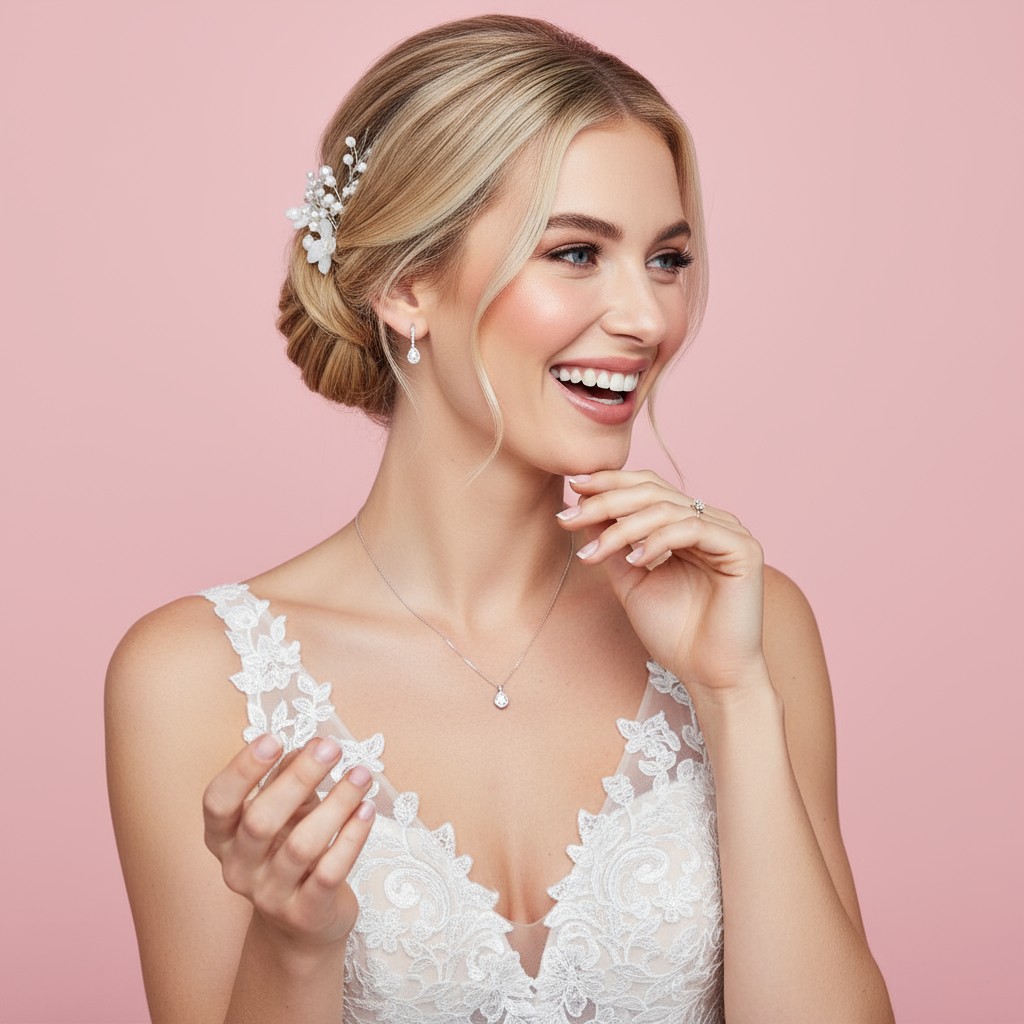 Low Bun Updo For Wedding Ideas